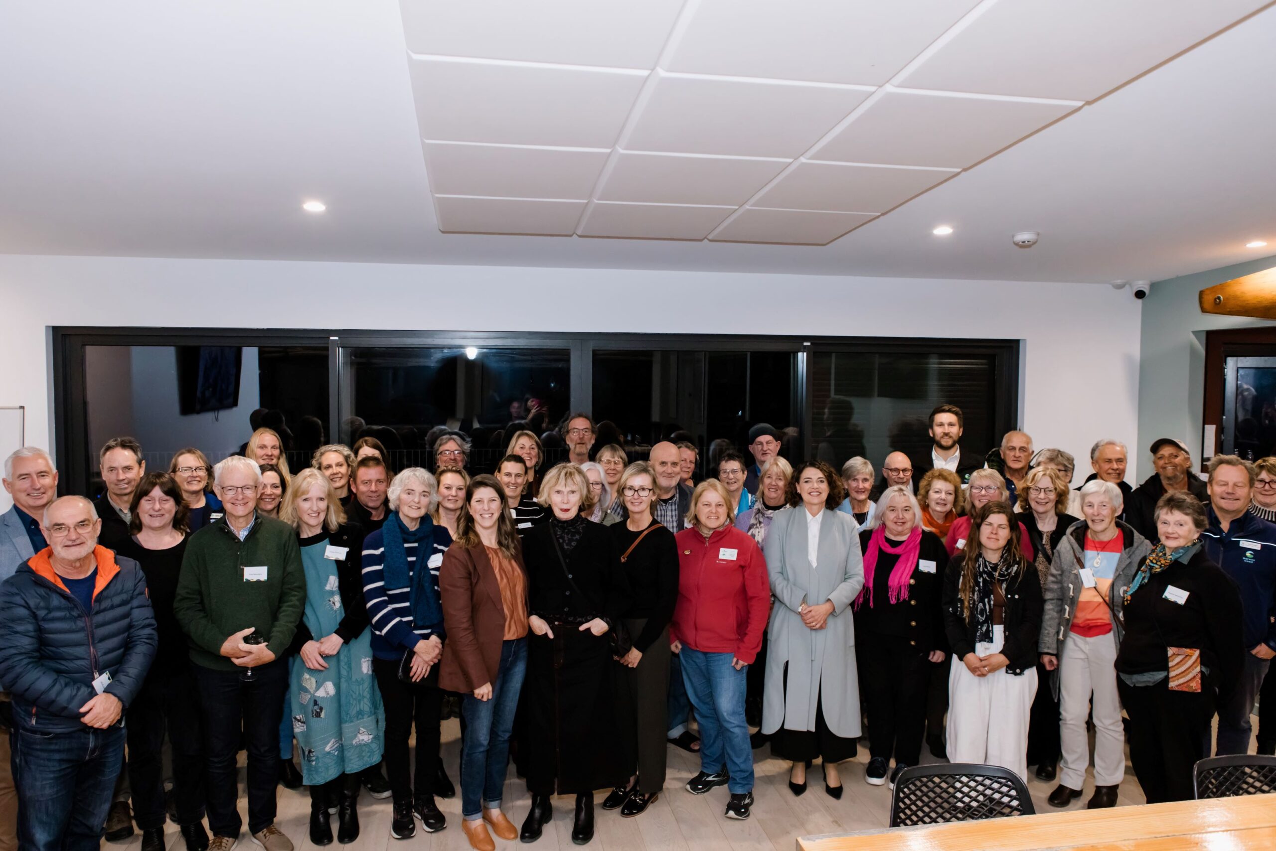 Volunteer thank you event large group photo