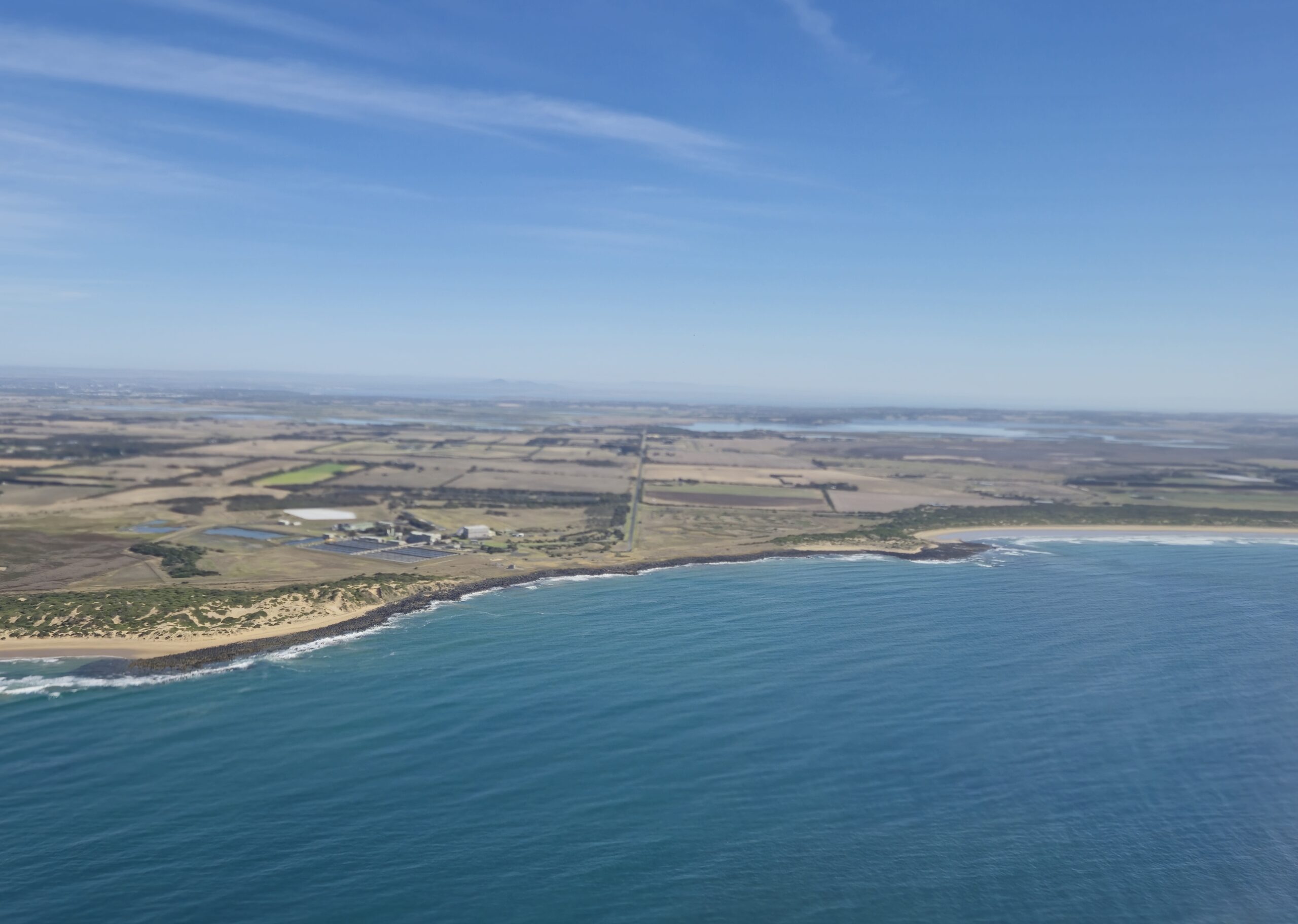 Image shows the stretch of coast that will now be managed by Barwon Coast